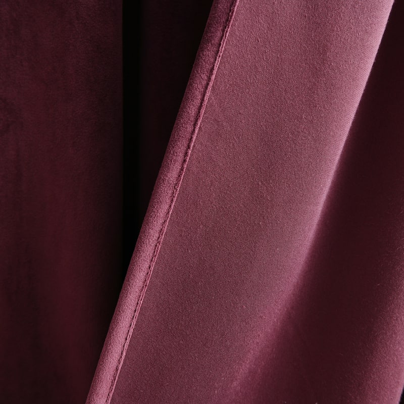 Lush Decor Prima Velvet Solid Light Filtering Back Tab Rod Pocket Window Curtain Panels Set