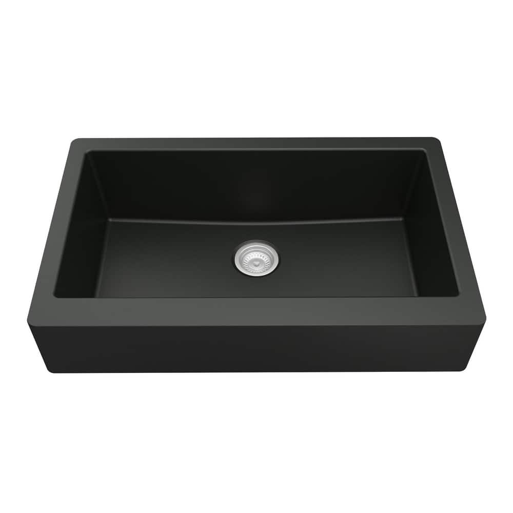 Karran Retrofit Apron Quartz Single Bowl Kitchen Sink