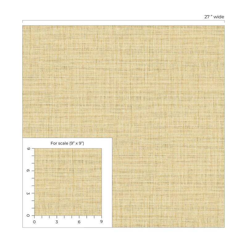 Seabrook Designs Harvest Twine Embossed Vinyl Unpasted Wallpaper