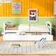 preview thumbnail 12 of 20, Space-Saving Twin Size Daybed with Hideaway Trundle White - Twin