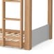 preview thumbnail 6 of 15, Furniture of America Oryas 2-Piece White and Natural Solid Wood Twin over Twin Bunk Bed and Dresser Kids Bedroom Set