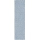 preview thumbnail 72 of 121, SAFAVIEH Handmade Micro-Loop Courteney Transitional Wool Rug 2'3" x 7' Runner - Navy/Ivory