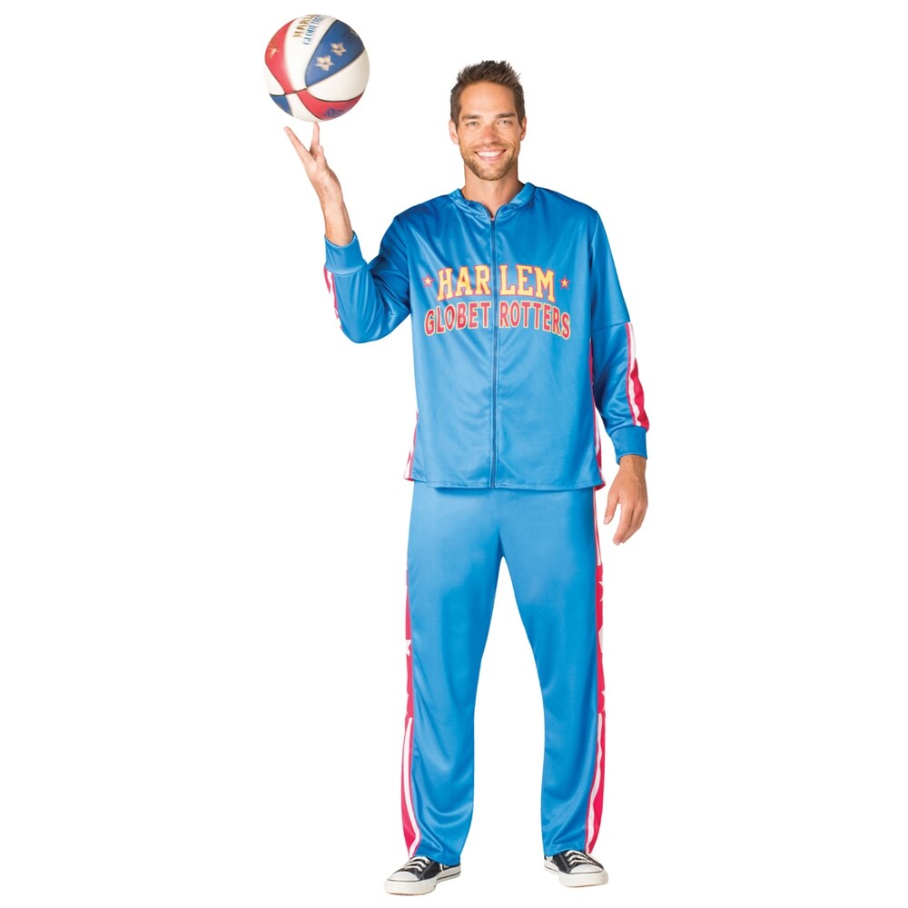 Shop Adult Harlem Globetrotters Warm Up Suit Basketball Costume
