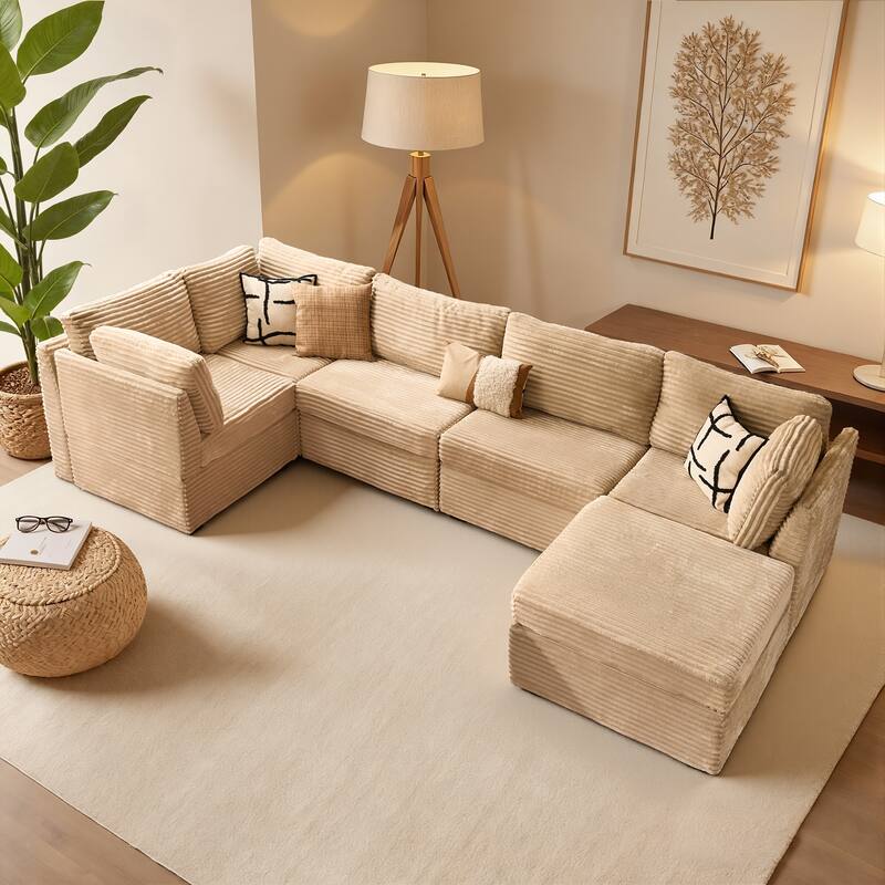 OVIOS Soft-Experience L-Shaped Sofa