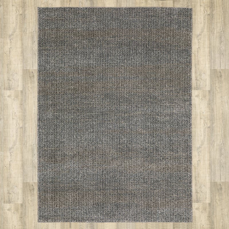 Azura Mottled Geometric Blue/Gray Area Rug