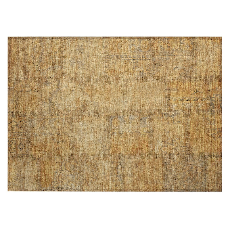 Machine Washable Indoor/ Outdoor Chantille Boho Traditional Rug