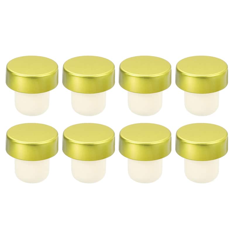 8Pcs T-shaped Stoppers, 0.91inch Cork Wine Stopper Wine Bottle Corks