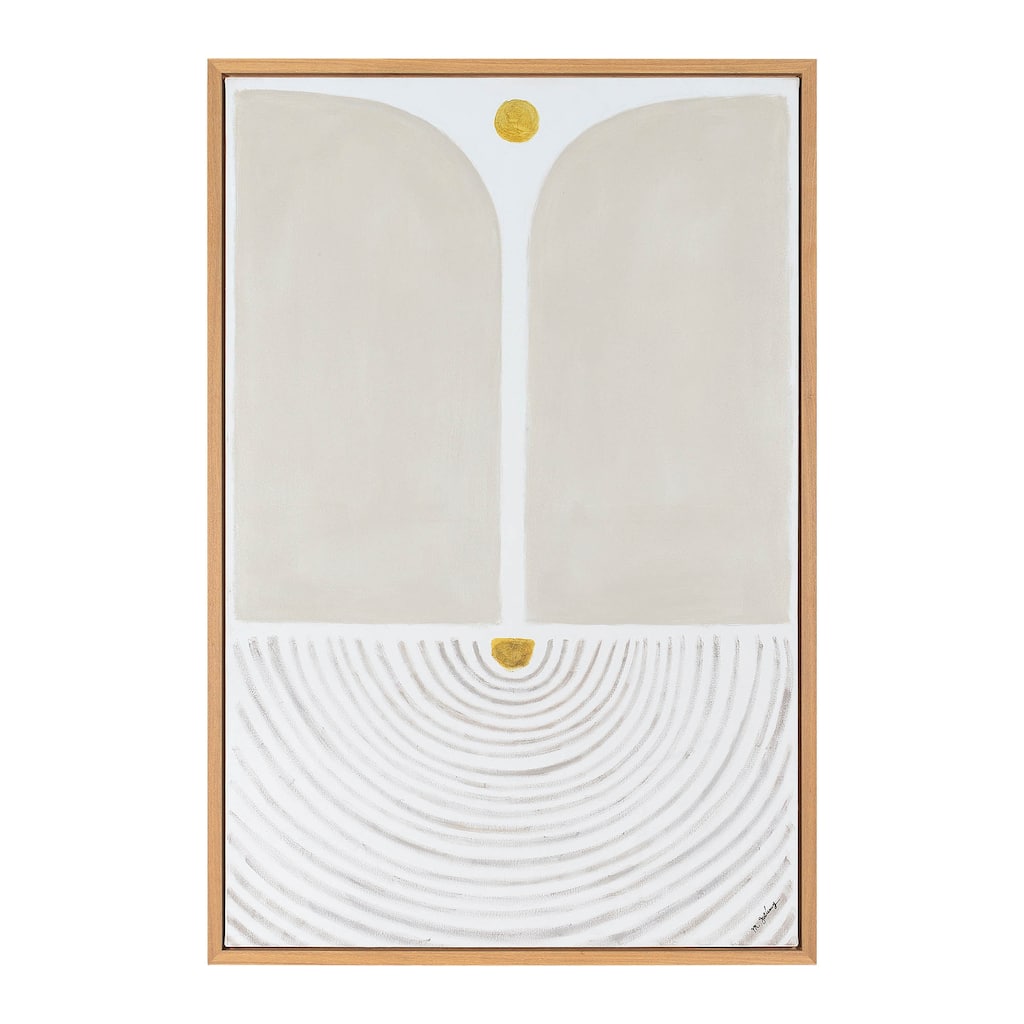 Renwil Martia 40" Wide Canvas Art, Off-white