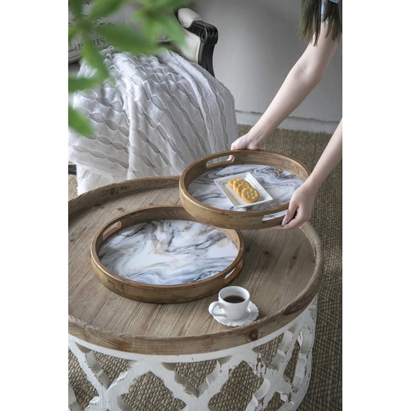 GDFStudio - Isabella French Country Home Decor Collection with Vase, Stool - 22.4"