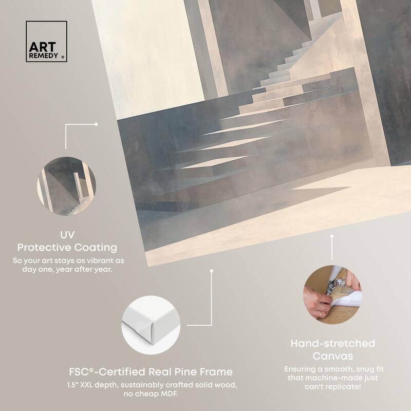 Stark Perspective Canvas by Art Remedy, Gallery Wrapped