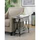 Carbon Loft Ehrlich Flip-top End Table with Charging Station - Faux Birch