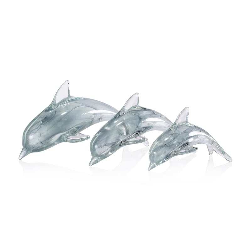Marinella Decorative Glass Dolphin