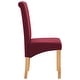 preview thumbnail 5 of 3, vidaXL Dining Chairs 4 pcs Red Fabric