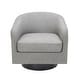 preview thumbnail 99 of 143, Modern 360°Swivel Accent Chairs Barrel Armchairs