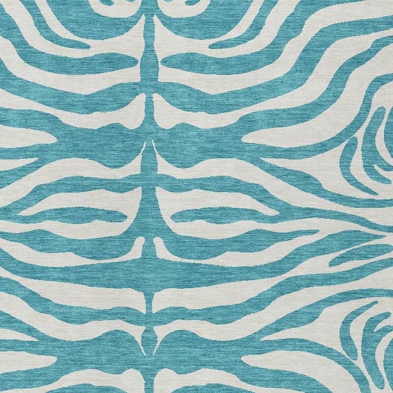 HomeRoots Animal Print Transitional Rectangle Outdoor Rug