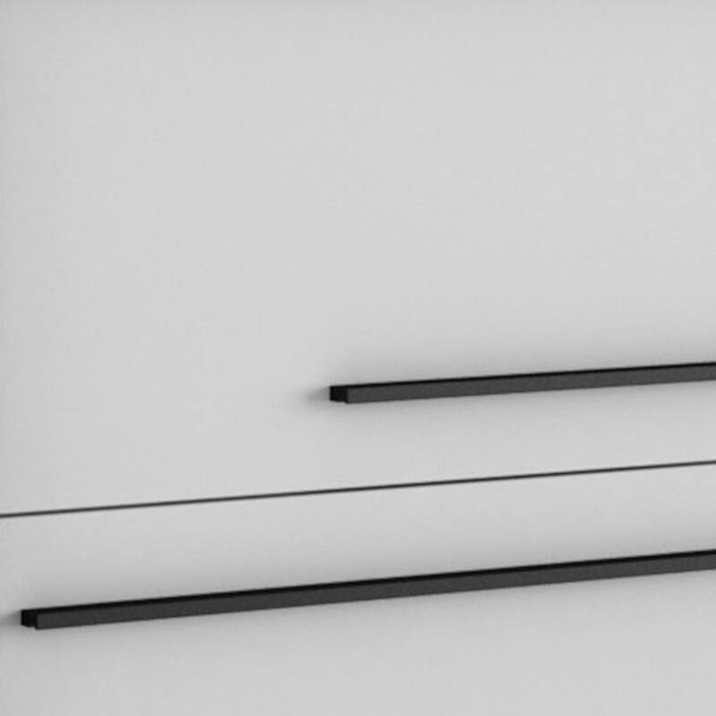 HomeRoots 24" Off White Wood Floating Bathroom Vanity With White Sink And Two Drawers - 24.00 in. x 24.60 in. x 21.60 in.