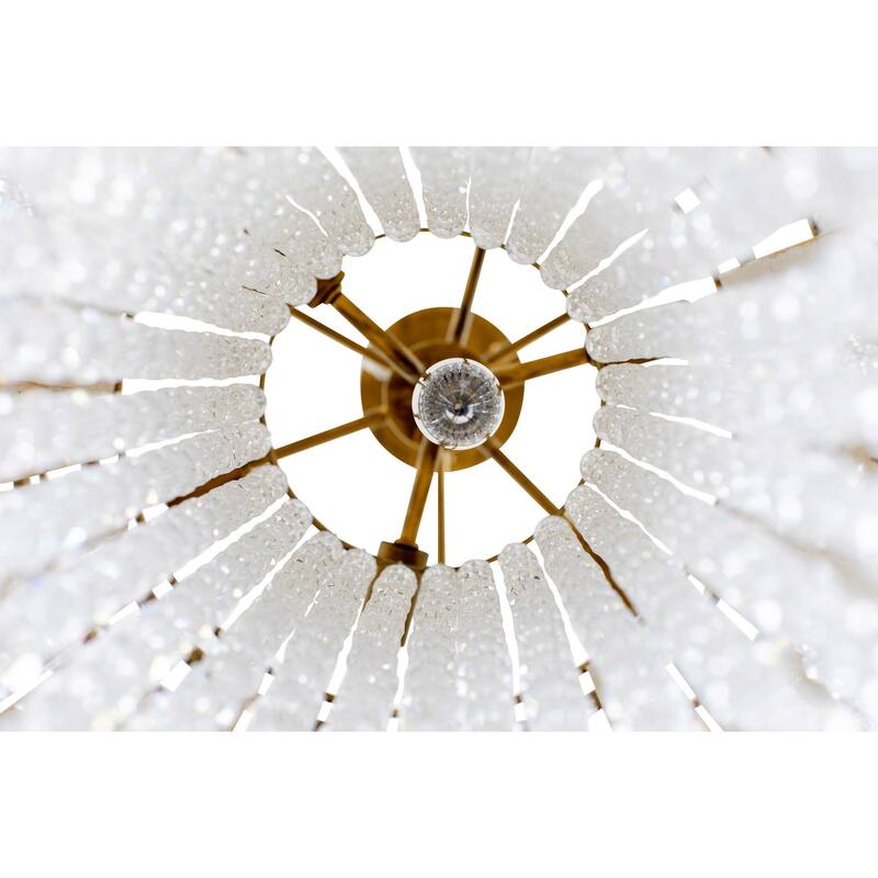 Varaluz Lafayette Chandelier - Havana Gold - 24"W X 34.75"H