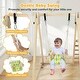 preview thumbnail 3 of 5, 4-in-1 Toddler Climbing Toy Wooden Playsetw/Baby Swing