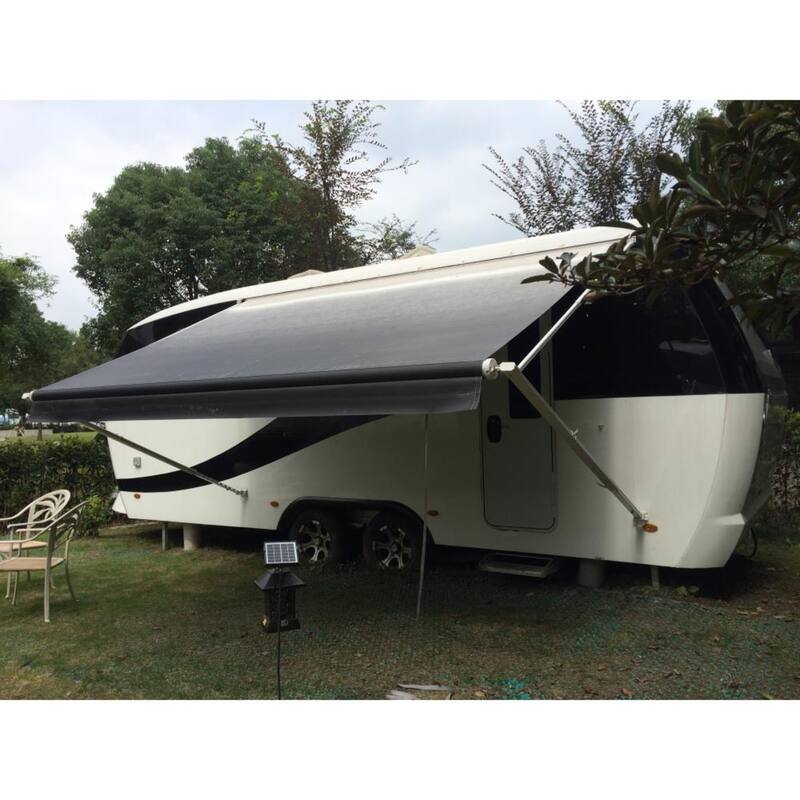 ALEKO Waterproof Retractable 16'X8' RV or Home Patio Canopy Awning