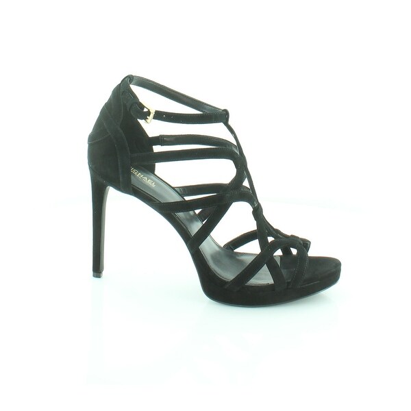 michael kors black platform heels