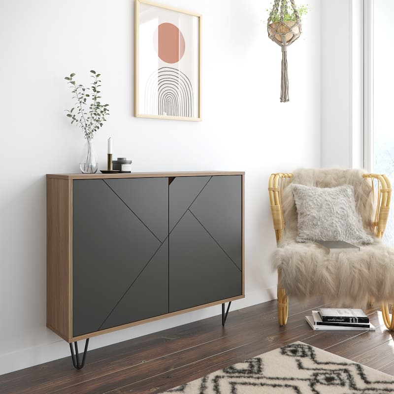 Nexera Slim 2-Door Cabinet