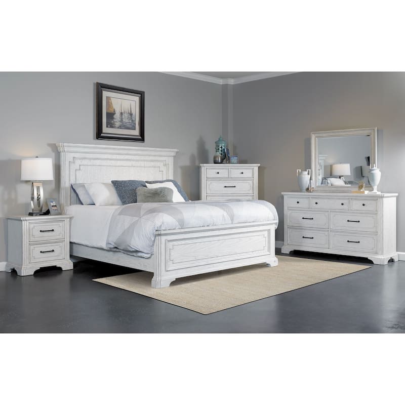 Clara 7-Drawer Dresser, White Mist