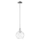 Option Clear Water Glass / Polished Nickel