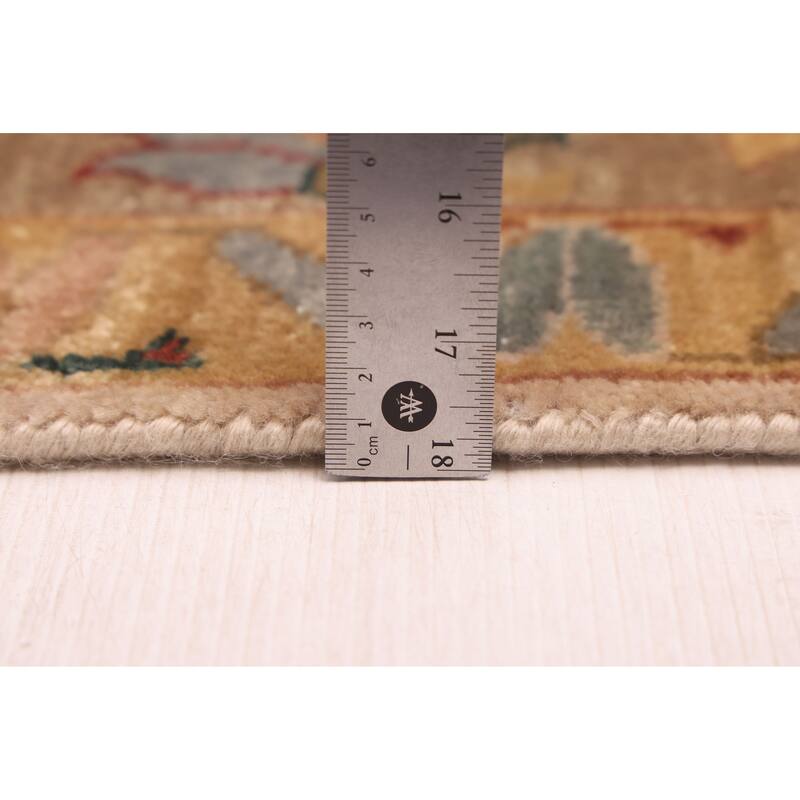 ECARPETGALLERY Hand-knotted Jules Serapi Beige, Ivory Wool Rug - 10'0 x 14'1