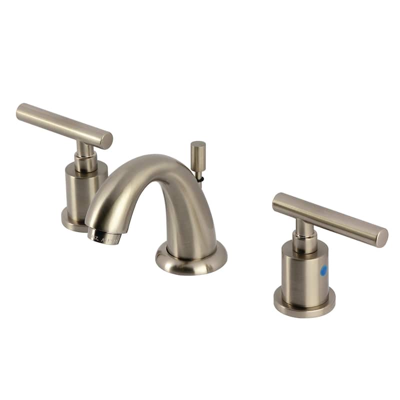 Kingston Brass KB891.CML Manhattan 1.2 GPM Widespread Bathroom Faucet - Brushed Nickel