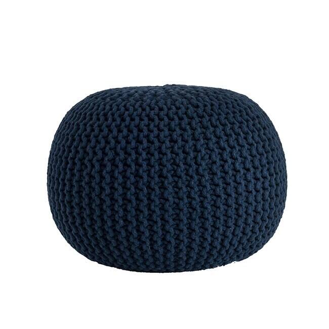 Cotton Twisted Rope Pouf