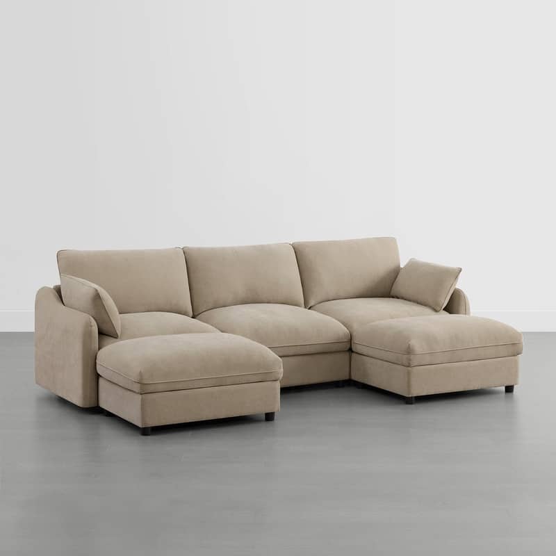 Spruce & Spring Oversized Cloud Modular Sectional Couches for Living Room