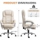 preview thumbnail 65 of 75, EROMMY Heated Massage Reclining Office Chair, 300 Lbs Capacity