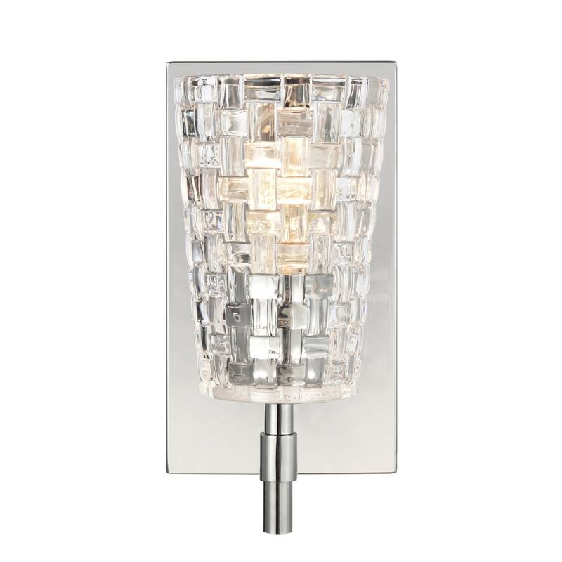 Lightweave 15-inch Wide 2-Light Vanity Light in Polished Nickel - 4.75