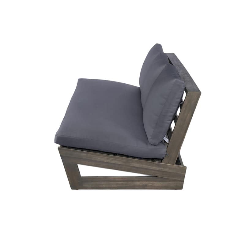 Christopher Knight Home - Sherwood Acacia Outdoor 3 Seat Patio Sofa with Cushions