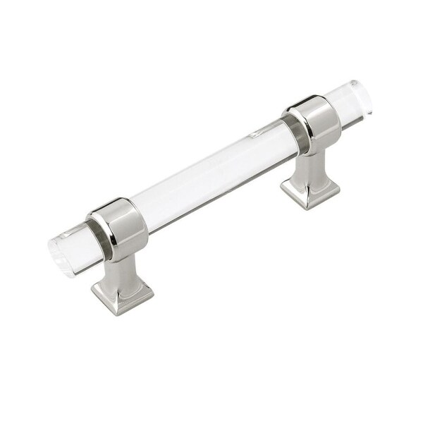 Hickory Hardware HH075857 Crystal Palace 3 Inch Center to Center Bar Cabinet Pull