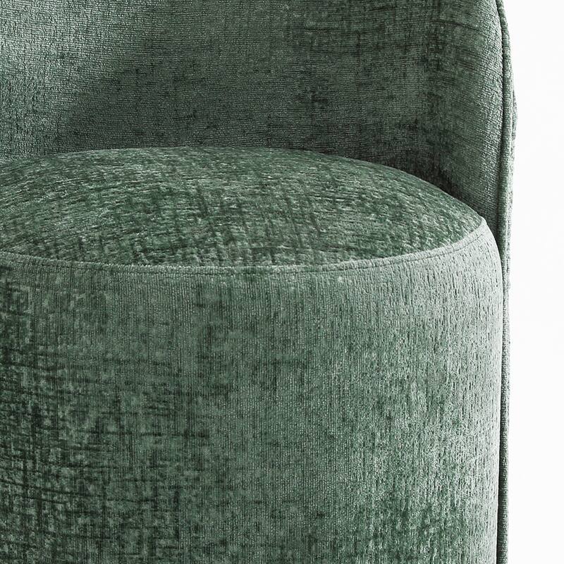 23" W Upholstered Swivel Side Chair for Dining Room, Balcony, Parlour