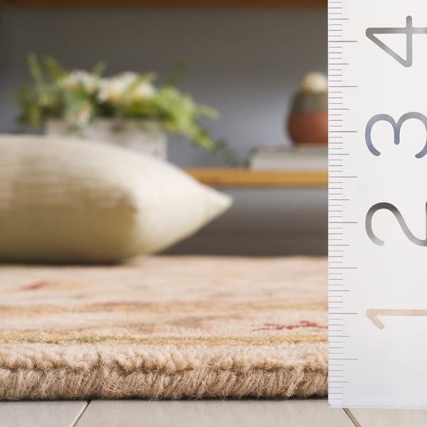 dimension image slide 1 of 8, SAFAVIEH Handmade Antiquity Izora Traditional Oriental Wool Rug