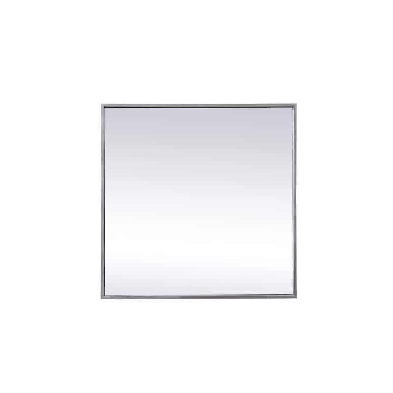 Indigo Home Metal Frame Square Mirror 24 inch