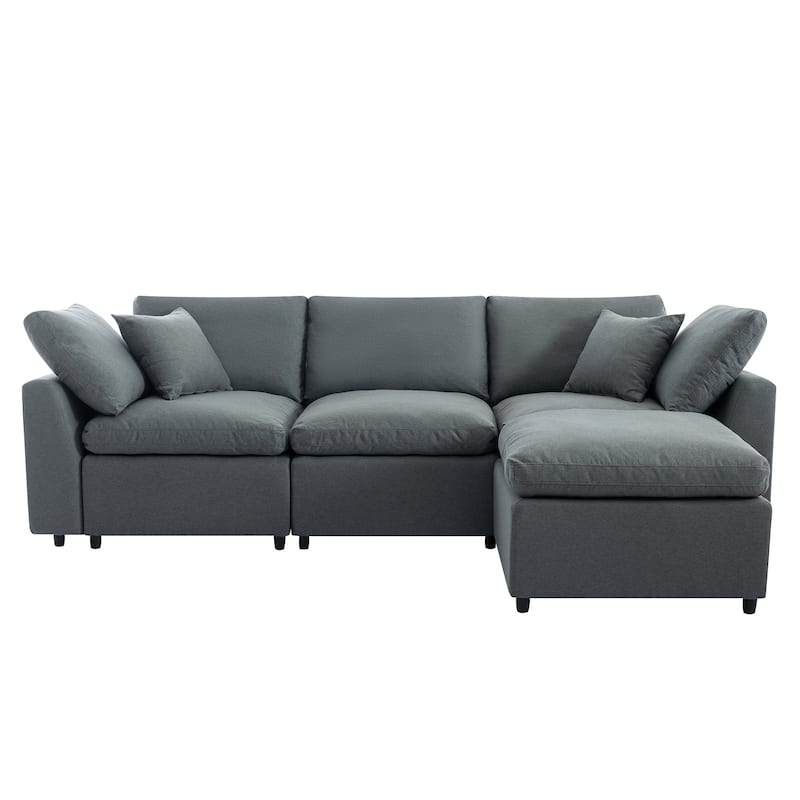 Harper&Bright Designs L Shaped Sofa with Reversible Chaise