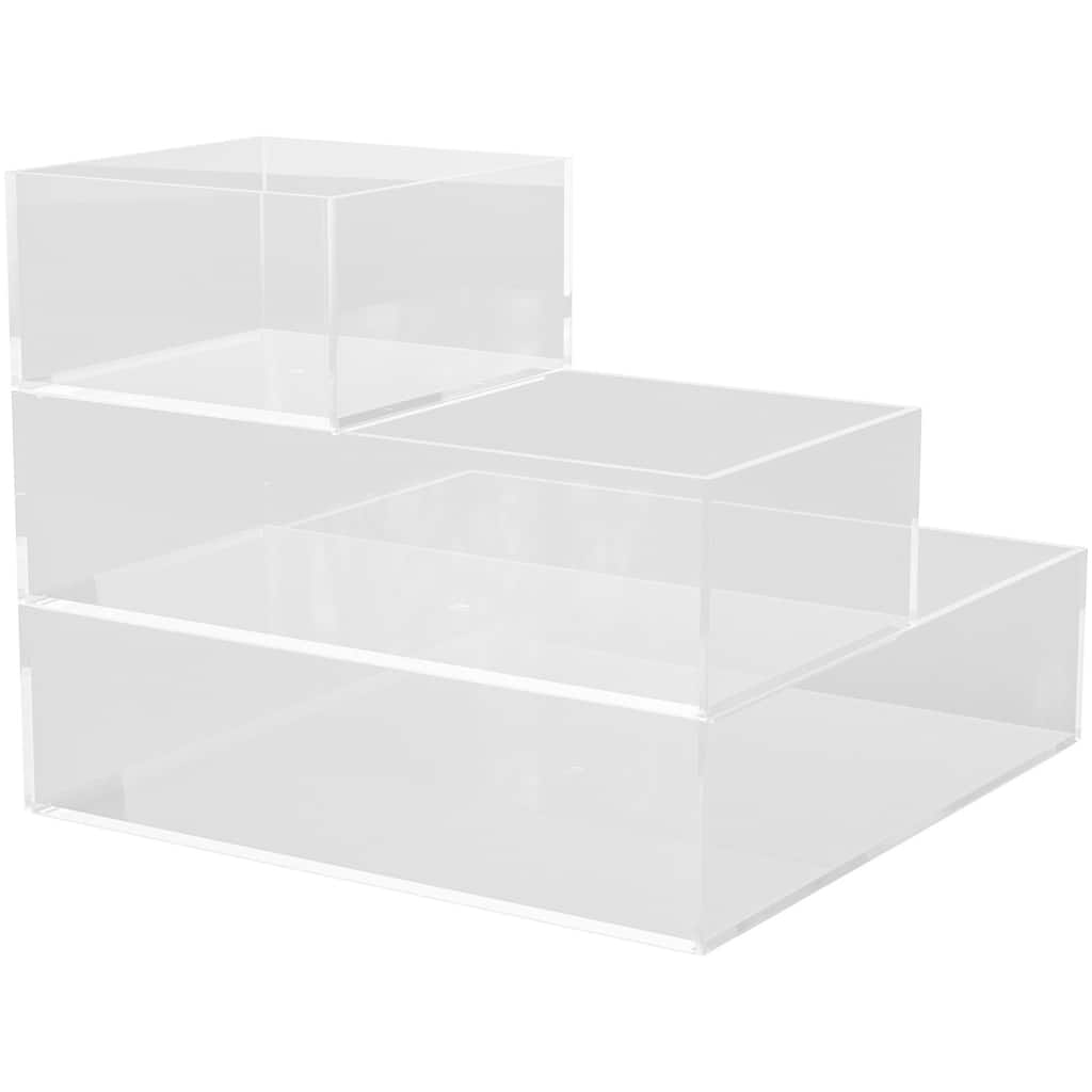 Flash Furniture BE-PB3317-3-MS Brody 2" Tall Tiered Office Organizer