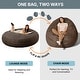 preview thumbnail 55 of 82, Jaxx 6 Foot Cocoon - 2-in-1 Giant Bean Bag Chair for Adults & Convertible Bean Bag Bed