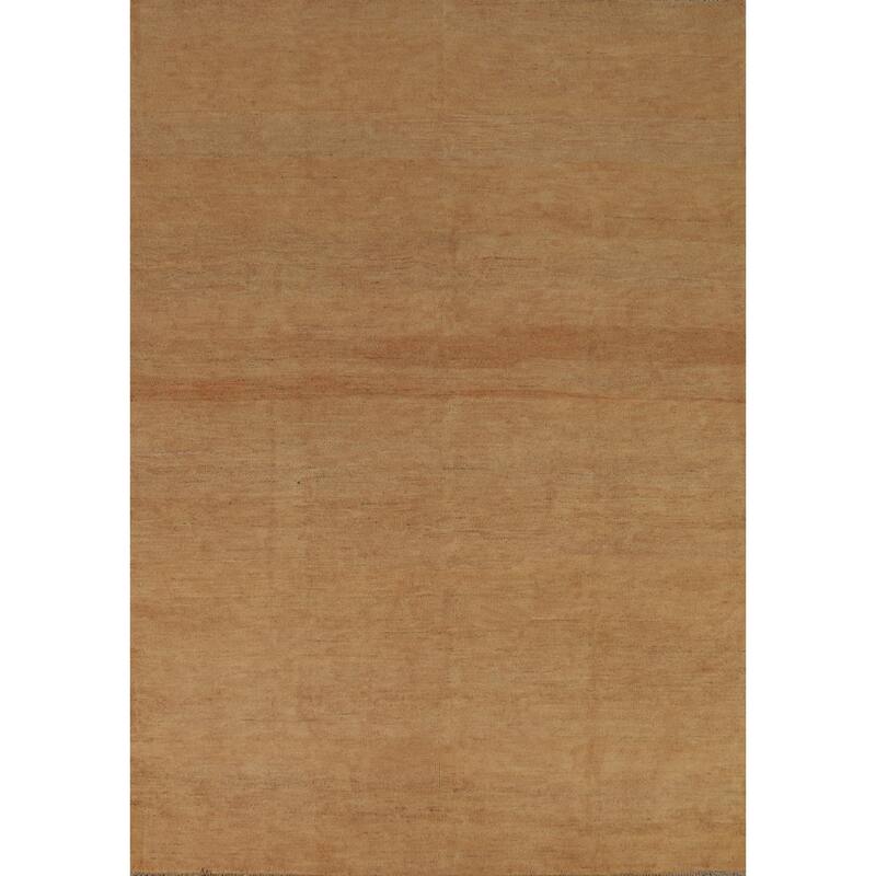 Modern Gabbeh Oriental Area Rug Contemporary Hand-Knotted Wool Carpet - 5'0" x 8'0"