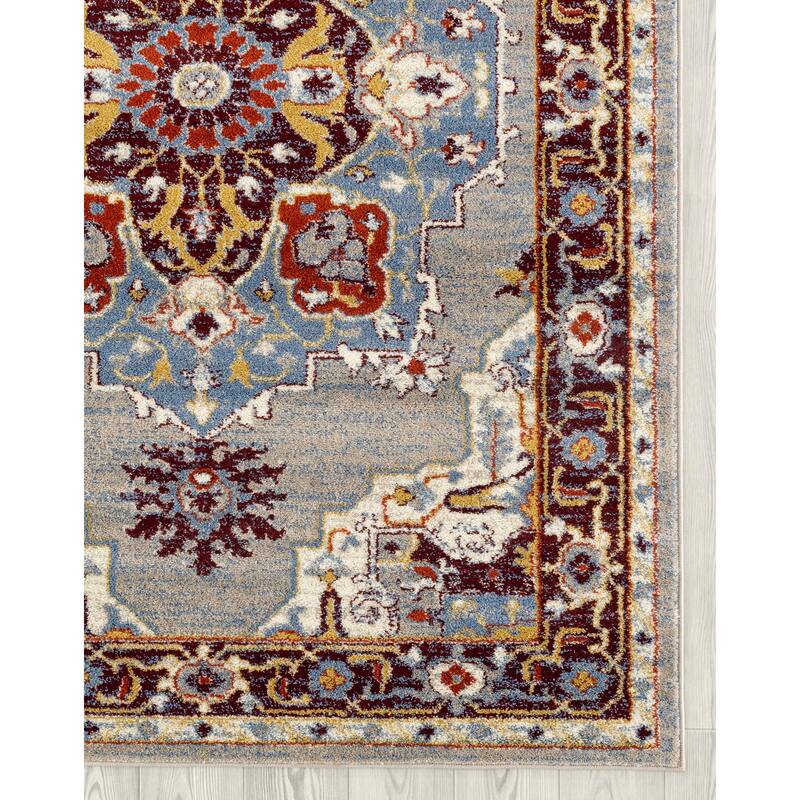 Santaria Cala Vintage Bordered Area Rug