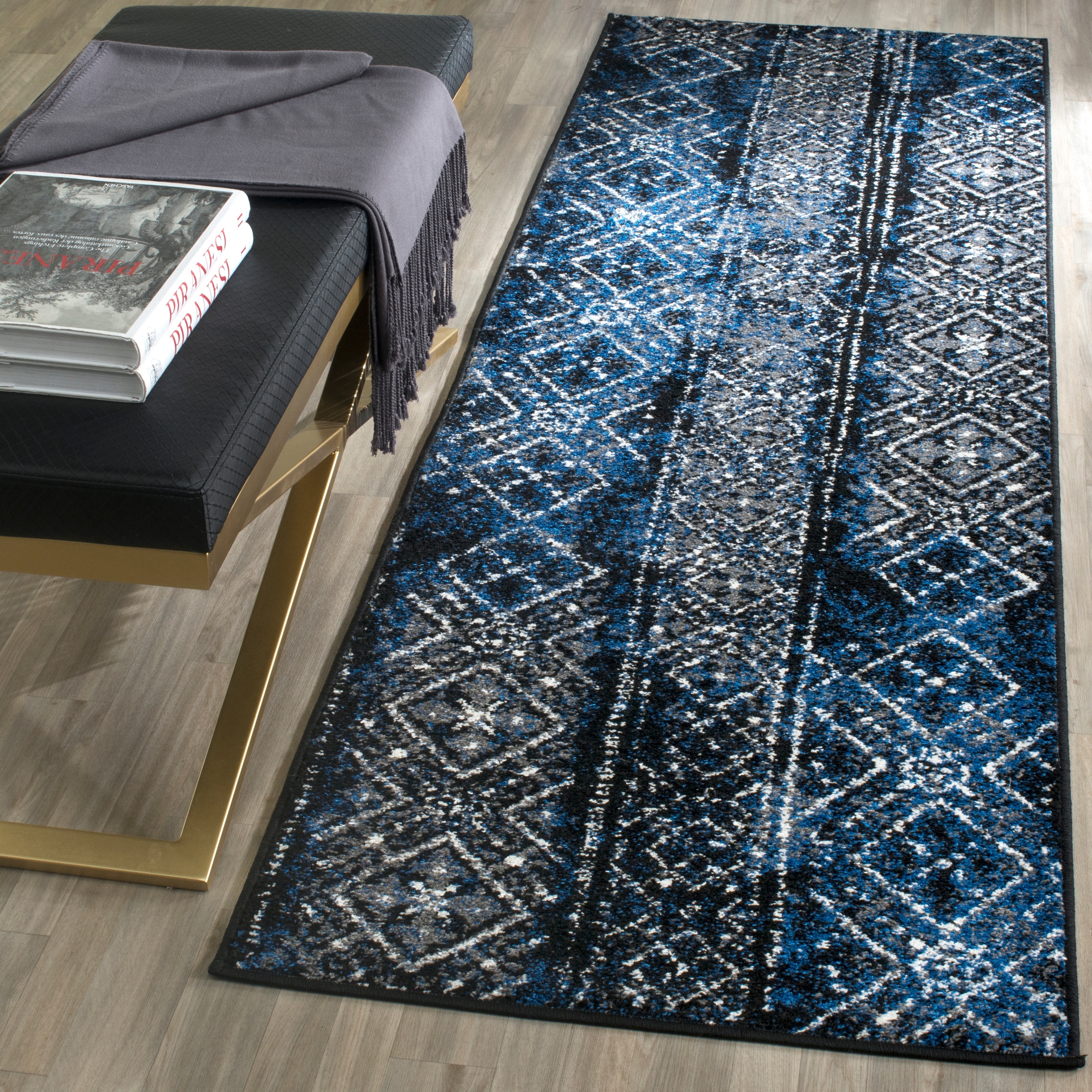 Grey 2'6 x 8' Ivory SAFAVIEH Adirondack Collection ADR132B Moroccan Boho Trellis Non-Shedding Living Room Entryway Foyer Hallway Bedroom Runner Grey 2'6 x 8' Ivory SAFAVIEH Adirondack Collection ADR132B Moroccan Boho Trellis Non-Shedding Living Room Entryway Foyer Hallway Bedroom Runner