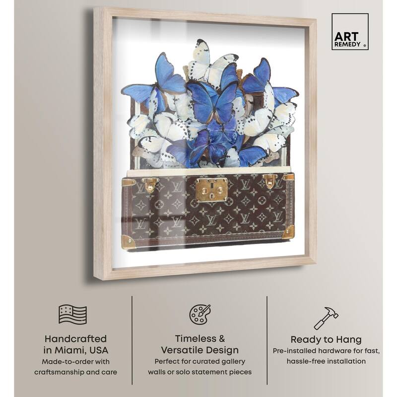 Luxurious Butterflies Shadowbox by Art Remedy