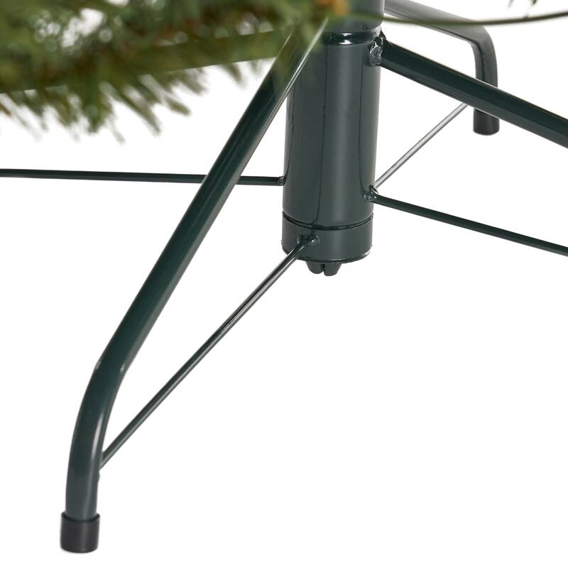 7FT Realistic Hinged Christmas Tree PreLit with 500 ULCertified