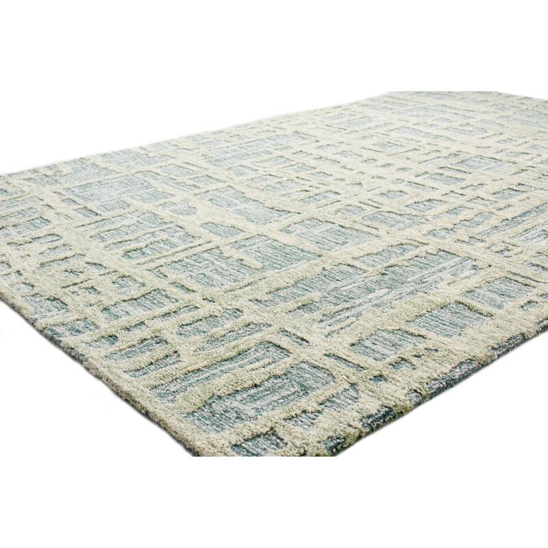 Bashian Nirvaan Teal Transitional Area Rug