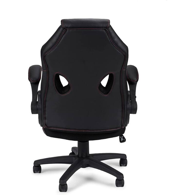 Modern Upholstered Office Chair with Adjustable Height & Cushioned Comfort for Gaming & Work