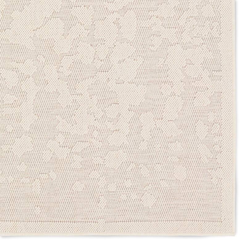 Paradox Indoor/Outdoor Abstract Cream Area Rug