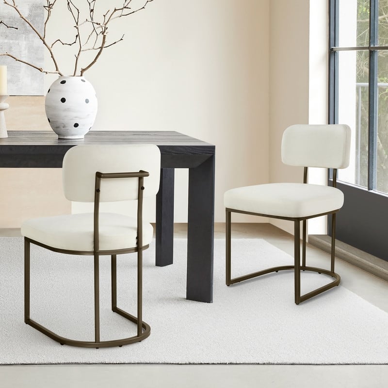 Option Ivory White-Brass Frame